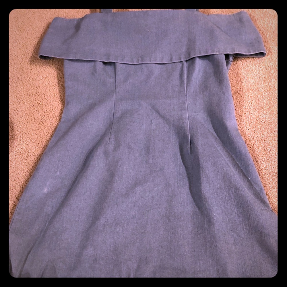 Denim blue dress